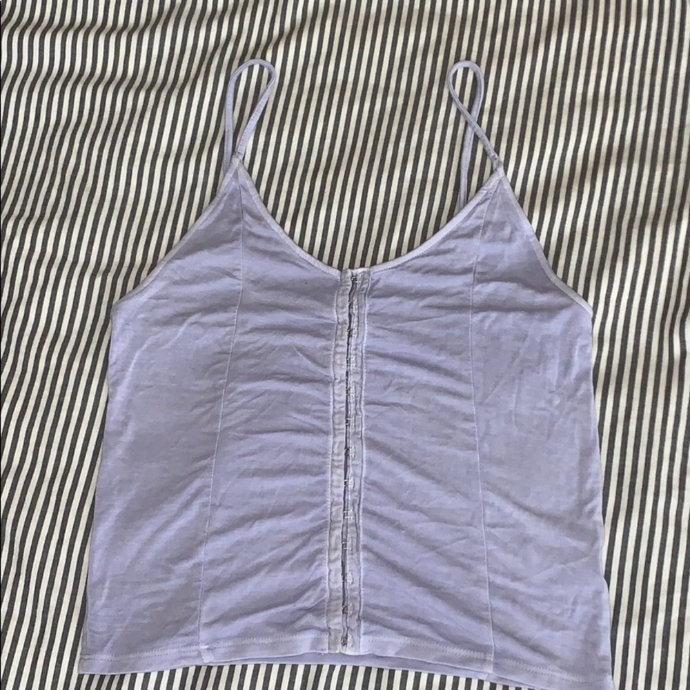 ADORABLE purple american eagle tank